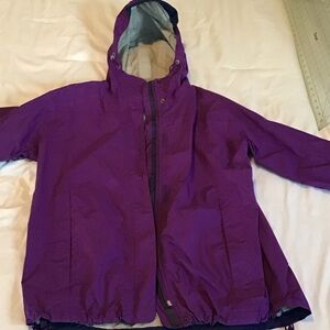 L.L. Bean Women's Purple Raincoat